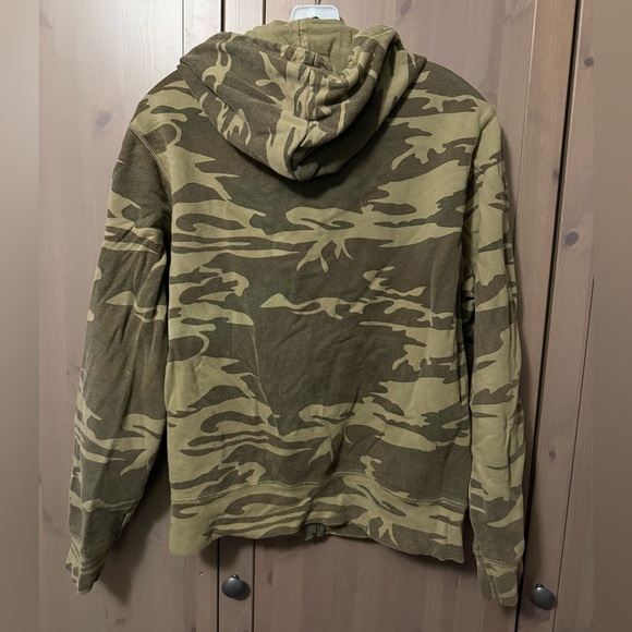 Levi's Olive Green Camo Hooded Zip Jacket - Picture 3 of 5